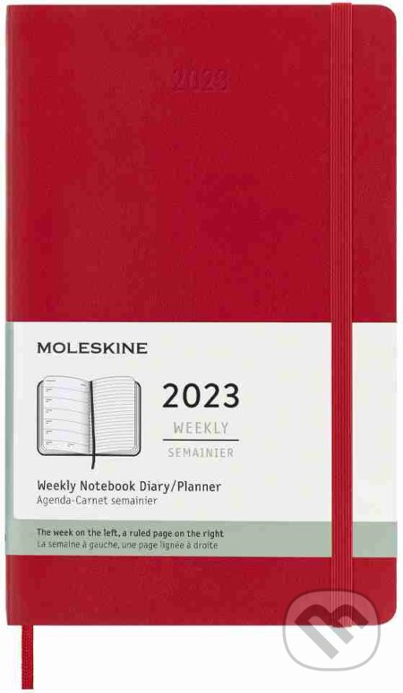 Moleskine – 12-mesačný plánovací červený diár 2023, Moleskine, 2022