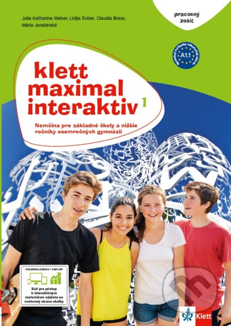 Kniha: Klett Maximal interaktiv 1: Pracovný zošit farebný (Julia Katharina Weber, Lidija Šober a kolektiv). Klett, 2021 Kniha: Klett Maximal interaktiv 1: Pracovný zošit farebný (Julia Katharina Weber, Lidija Šober a kolektiv). Klett, 2021