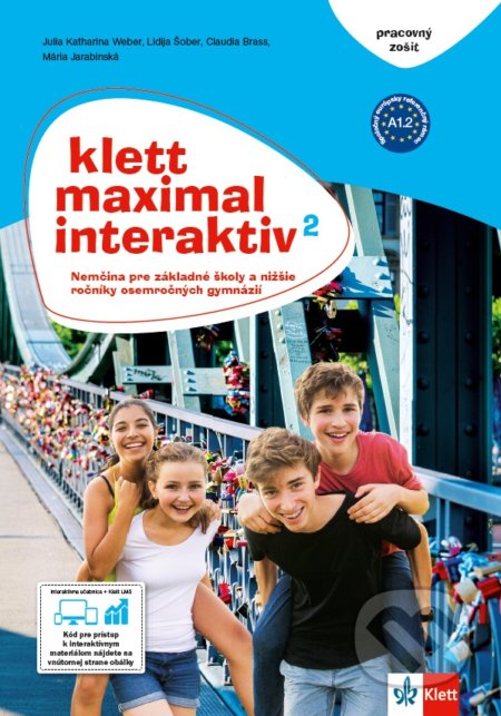 Kniha: Klett Maximal interaktiv 2: Pracovný zošit farebný (Julia Katharina Weber, Lidija Šober a kolektiv). Klett, 2021 Kniha: Klett Maximal interaktiv 2: Pracovný zošit farebný (Julia Katharina Weber, Lidija Šober a kolektiv). Klett, 2021