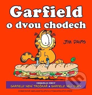 Kniha: Garfield o dvou chodech (Jim Davis). Crew, 2013 Kniha: Garfield o dvou chodech (Jim Davis). Crew, 2013