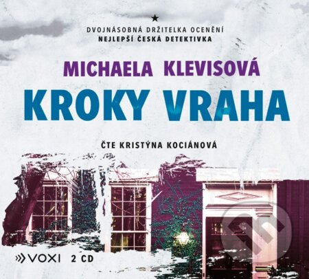 Audiokniha: Kroky vraha (audiokniha) (Michaela Klevisová). Voxi, 2022 Audiokniha: Kroky vraha (audiokniha) (Michaela Klevisová). Voxi, 2022