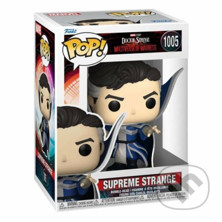 Funko POP Marvel: Doctor Strange in the Multiverse of Madness - Supreme Strange (Funko). Funko, 2022 Funko POP Marvel: Doctor Strange in the Multiverse of Madness - Supreme Strange (Funko). Funko, 2022