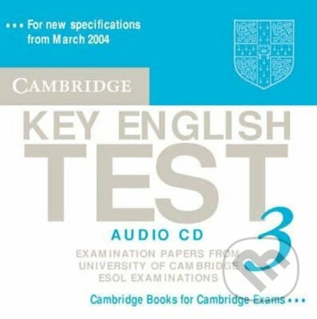 Cambridge Key English Test 3: Audio CD, Cambridge University Press