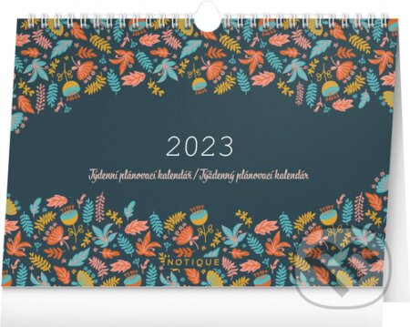 Stolní kalendář Květy 2023, Notique, 2022