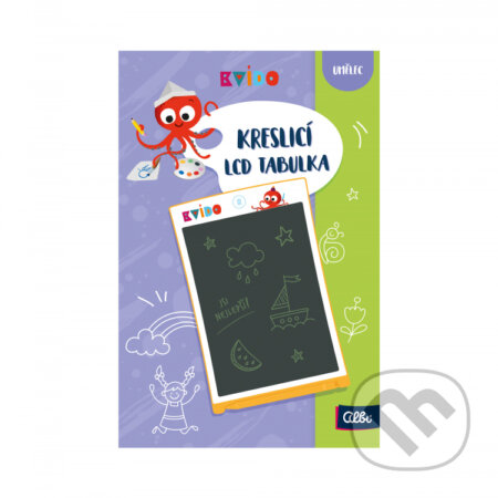 Spoločenská hra: Kvído - Kresliaca LCD tabuľka (Albi). Albi, 2022 Spoločenská hra: Kvído - Kresliaca LCD tabuľka (Albi). Albi, 2022