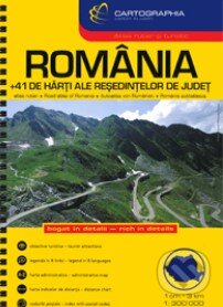 Kniha: Road Atlas of Romania 1:300 000 (Cartographia). Cartographia, 2010 Kniha: Road Atlas of Romania 1:300 000 (Cartographia). Cartographia, 2010