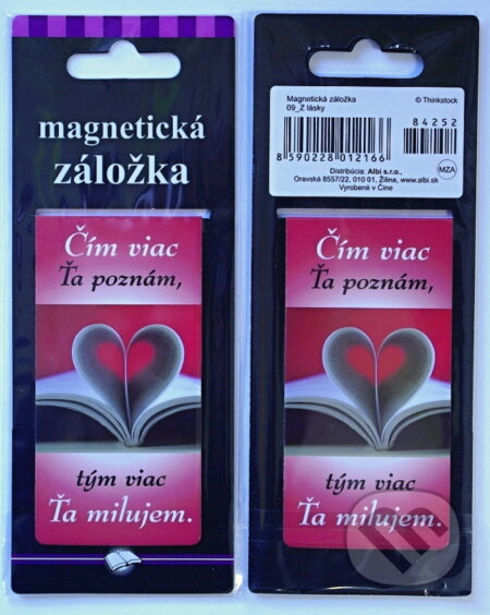 Magnetická záložka: Z lásky (Albi). Albi, 2014 Magnetická záložka: Z lásky (Albi). Albi, 2014
