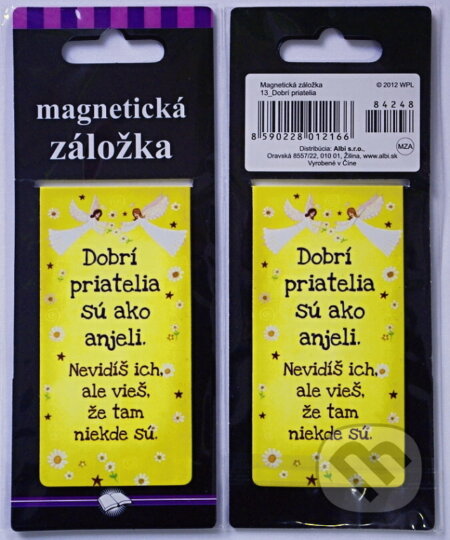 Magnetická záložka: Dobrí priatelia (Albi). Albi, 2014 Magnetická záložka: Dobrí priatelia (Albi). Albi, 2014