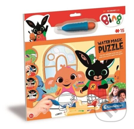 Puzzle: Puzzle s malováním vodou: Water Magic Bing (Clementoni). Clementoni, 2022 Puzzle: Puzzle s malováním vodou: Water Magic Bing (Clementoni). Clementoni, 2022