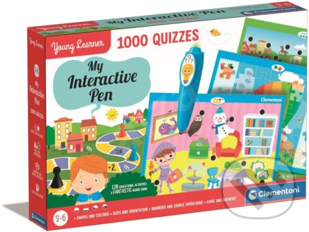 Spoločenská hra: Clementoni 1000 kvízov + interaktívne pero (Clementoni). Clementoni, 2022 Spoločenská hra: Clementoni 1000 kvízov + interaktívne pero (Clementoni). Clementoni, 2022