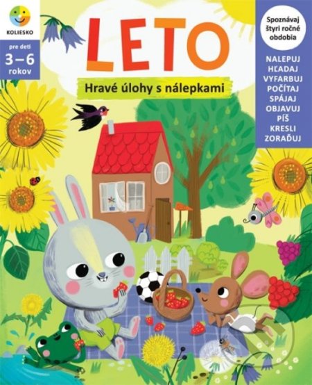Kniha: Leto - Hravé úlohy s nálepkami (Slávka Stankovičová a Zuzana Molnárová). Storyz, 2022 Kniha: Leto - Hravé úlohy s nálepkami (Slávka Stankovičová a Zuzana Molnárová). Storyz, 2022