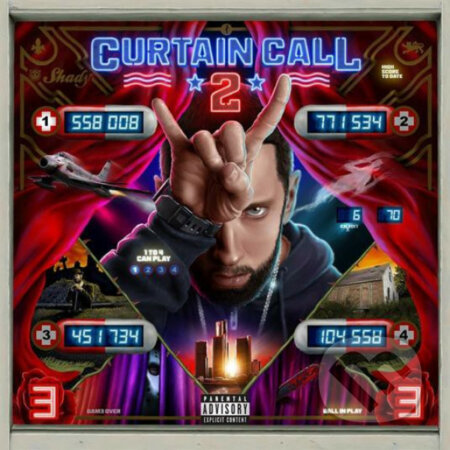 Hudobné CD: Eminem: Curtain Call 2 (Hudobné albumy). Hudobné albumy, 2022 Hudobné CD: Eminem: Curtain Call 2 (Hudobné albumy). Hudobné albumy, 2022