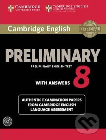 Audiokniha: Cambridge English Preliminary PET 8: Self-study Pk (SB w. Ans. & A-CDs (2)) (Cambridge University Press). Cambridge University Press, 2014 Audiokniha: Cambridge English Preliminary PET 8: Self-study Pk (SB w. Ans. & A-CDs (2)) (Cambridge University Press). Cambridge University Press, 2014