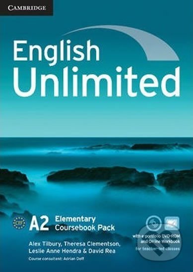English Unlimited Elementary Coursebook with E-Portfolio and Online Workbook Pack - Alex Tilbury, Cambridge University Press, 2012