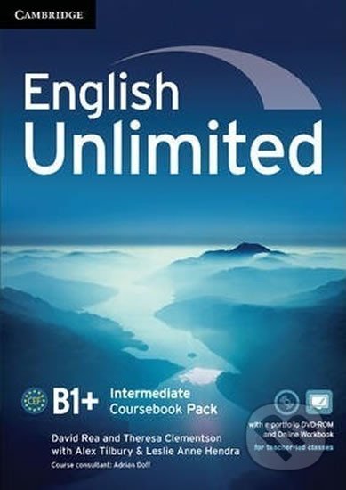 English Unlimited Intermediate Coursebook with E-Portfolio and Online Workbook Pack - Alex Tilbury, Cambridge University Press, 2012