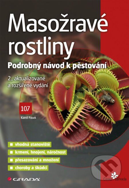 E-kniha: Masožravé rostliny (Kamil Pásek). Grada, 2013 E-kniha: Masožravé rostliny (Kamil Pásek). Grada, 2013