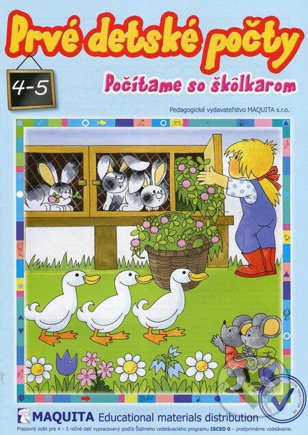 Kniha: Prvé detské počty (Mária Tašková). Maquita, 2013 Kniha: Prvé detské počty (Mária Tašková). Maquita, 2013