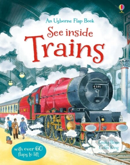 Kniha: See Inside Trains (Emily Bone). Usborne, 2013 Kniha: See Inside Trains (Emily Bone). Usborne, 2013