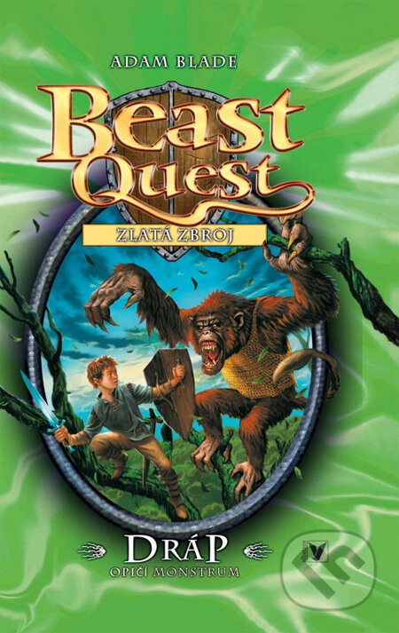 Kniha: Beast Quest: Dráp, opičí monstrum (Adam Blade). Albatros CZ, 2014 Kniha: Beast Quest: Dráp, opičí monstrum (Adam Blade). Albatros CZ, 2014