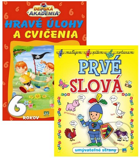 Kniha: Hravé úlohy a cvičenia - 6 rokov + Prvé slová (kolekcia dvoch zošitkov pre deti) (Príroda). Príroda Kniha: Hravé úlohy a cvičenia - 6 rokov + Prvé slová (kolekcia dvoch zošitkov pre deti) (Príroda). Príroda