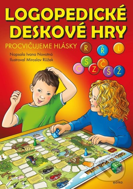 Kniha: Logopedické deskové hry (Ivana Novotná). Edika, 2022 Kniha: Logopedické deskové hry (Ivana Novotná). Edika, 2022