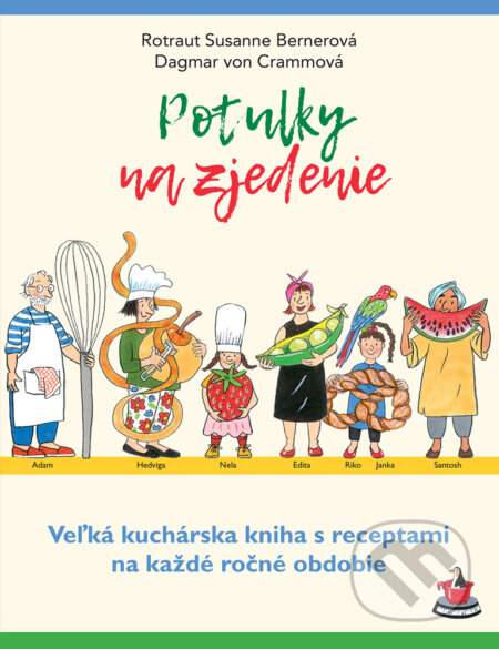 Kniha: Potulky na zjedenie (Dagmar von Cramm a Rotraut Susanne Berner). Zelený kocúr, 2022 Kniha: Potulky na zjedenie (Dagmar von Cramm a Rotraut Susanne Berner). Zelený kocúr, 2022