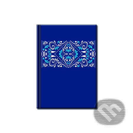 Notes Mini – Folk Ornament modrý, Spektrum grafik, 2022