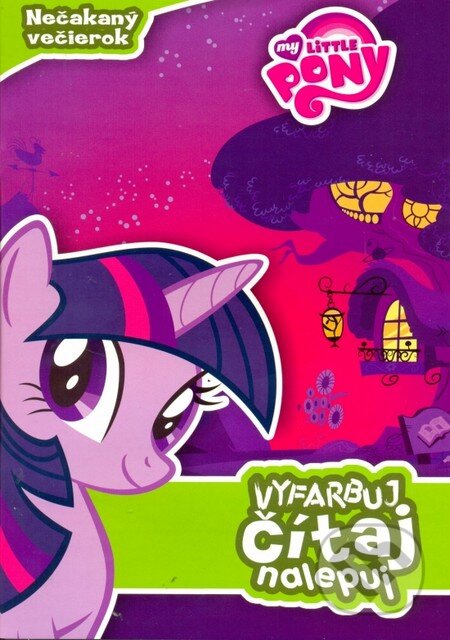 Kniha: My Little Pony: Vyfarbuj, čítaj, nalepuj (Egmont SK). Egmont SK, 2014 Kniha: My Little Pony: Vyfarbuj, čítaj, nalepuj (Egmont SK). Egmont SK, 2014