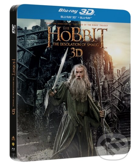 Film: Hobit: Šmakova dračí poušť 3D Steelbook (Peter Jackson) (Blu-ray3D). Magicbox, 2014 Film: Hobit: Šmakova dračí poušť 3D Steelbook (Peter Jackson) (Blu-ray3D). Magicbox, 2014