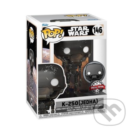 Funko POP Star Wars: Around The Galaxy - K-2SO w/Pin (Funko). Funko, 2022 Funko POP Star Wars: Around The Galaxy - K-2SO w/Pin (Funko). Funko, 2022
