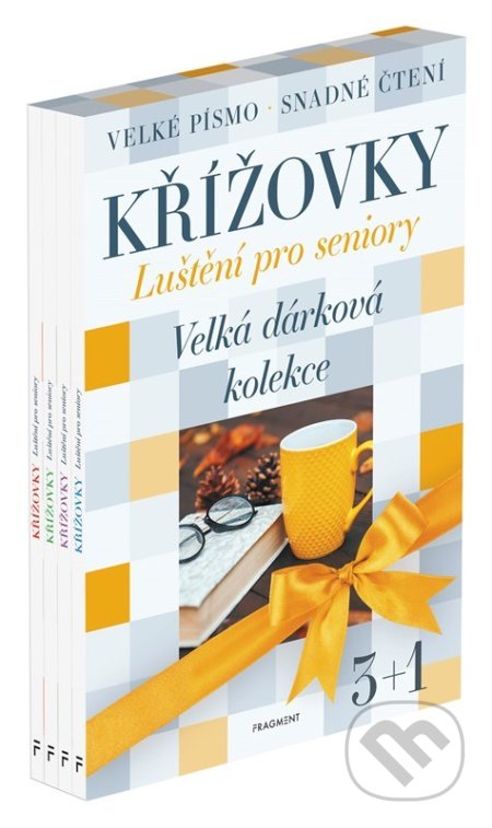 Kniha: Křížovky: Luštění pro seniory (BOX) (Nakladatelství Fragment). Nakladatelství Fragment, 2022 Kniha: Křížovky: Luštění pro seniory (BOX) (Nakladatelství Fragment). Nakladatelství Fragment, 2022