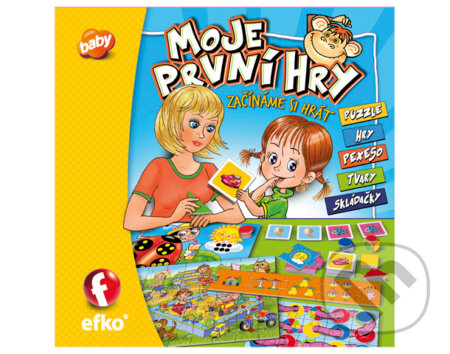 Spoločenská hra: Moje prvé hry (EFKO karton s.r.o.). EFKO karton s.r.o., 2014 Spoločenská hra: Moje prvé hry (EFKO karton s.r.o.). EFKO karton s.r.o., 2014