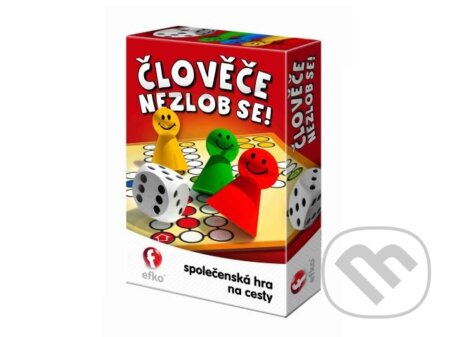 Spoločenská hra: Človeče, nehnevaj sa! (EFKO karton s.r.o.). EFKO karton s.r.o. Spoločenská hra: Človeče, nehnevaj sa! (EFKO karton s.r.o.). EFKO karton s.r.o.