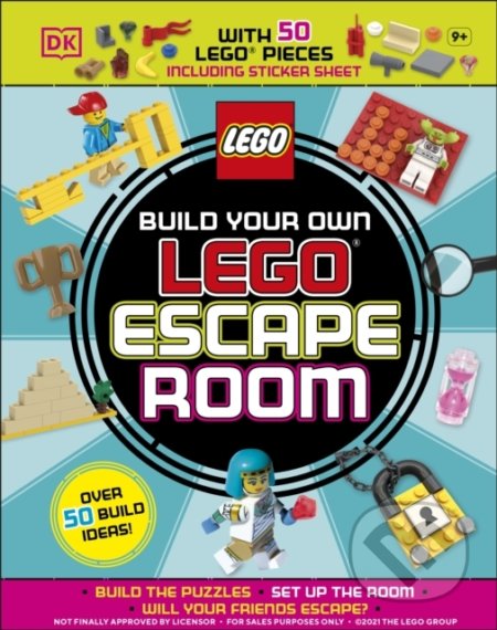 Kniha: Build Your Own Lego Escape Room (Barney Main a Simon Hugo). Dorling Kindersley, 2022 Kniha: Build Your Own Lego Escape Room (Barney Main a Simon Hugo). Dorling Kindersley, 2022