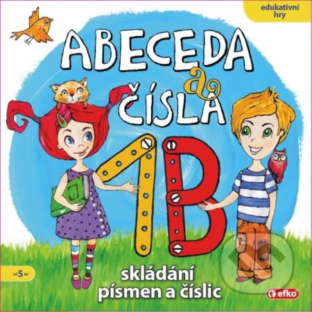 Spoločenská hra: Abeceda a čísla - Edukativní soubor her (EFKO karton s.r.o.). EFKO karton s.r.o., 2022 Spoločenská hra: Abeceda a čísla - Edukativní soubor her (EFKO karton s.r.o.). EFKO karton s.r.o., 2022