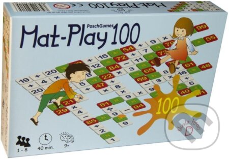 Spoločenská hra: Mat - Play 100 (Marek Posch). PoschGames, 2022 Spoločenská hra: Mat - Play 100 (Marek Posch). PoschGames, 2022