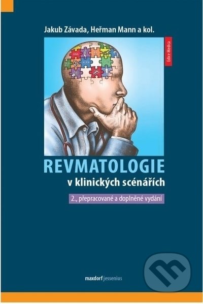 Kniha: Revmatologie v klinických scénářích (Heřman Mann, kolektiv a Jakub Závada). Maxdorf, 2022 Kniha: Revmatologie v klinických scénářích (Heřman Mann, kolektiv a Jakub Závada). Maxdorf, 2022