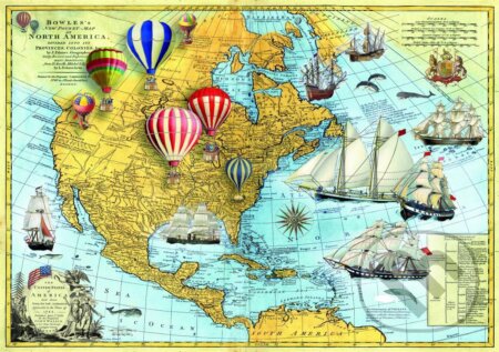 Puzzle: North America (Bluebird). Bluebird, 2022 Puzzle: North America (Bluebird). Bluebird, 2022