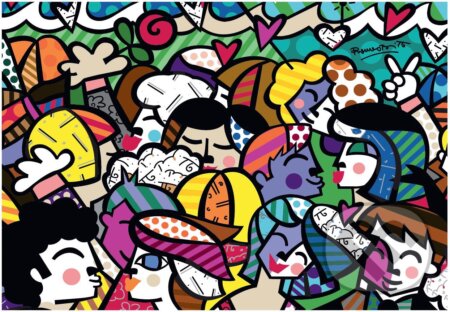 Puzzle: Romero Britto - Looking into the future (Bluebird). Bluebird, 2022 Puzzle: Romero Britto - Looking into the future (Bluebird). Bluebird, 2022