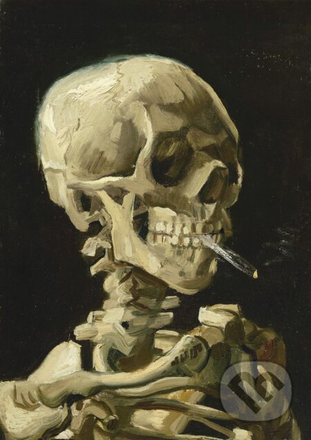 Vincent Van Gogh - Head of a Skeleton with a Burning Cigarette, 1886, Bluebird, 2022