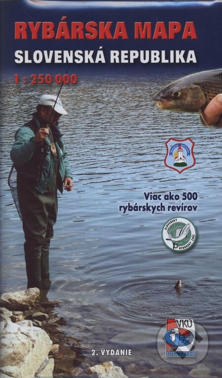 Rybárska mapa Slovenskej republiky 1:250 000 (Autorský kolektiv). VKÚ Harmanec, 2004 Rybárska mapa Slovenskej republiky 1:250 000 (Autorský kolektiv). VKÚ Harmanec, 2004
