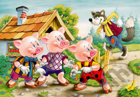 Puzzle: Tri prasiatka (Castorland). Castorland Puzzle: Tri prasiatka (Castorland). Castorland