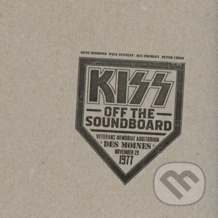 Hudobné CD: Kiss: Off the Soundboard: Live in Des Moines LP (Hudobné albumy). Hudobné albumy, 2022 Hudobné CD: Kiss: Off the Soundboard: Live in Des Moines LP (Hudobné albumy). Hudobné albumy, 2022