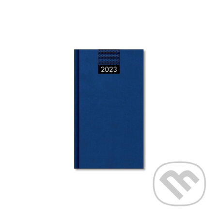 Mini diár Venetia modrý 2023, Spektrum grafik, 2022