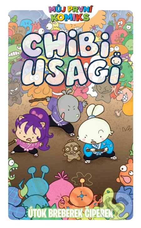 Kniha: Chibi Usagi: Útok breberek čiperek (Julie Fujii Sakaiová a Stan Sakai). Crew, 2022 Kniha: Chibi Usagi: Útok breberek čiperek (Julie Fujii Sakaiová a Stan Sakai). Crew, 2022
