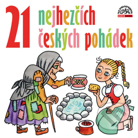 Audiokniha: 21 nejhezčích českých pohádek (Božena Němcová, Charles Perrault, František Hrubín, František Pavlíček, Hans Christian Andersen, Karel Čapek, Karel Jaromír Erben, Lidová, Pavel Grym a Z. K. Slabý). Supraphon, 2022 Audiokniha: 21 nejhezčích českých pohádek (Božena Němcová, Charles Perrault, František Hrubín, František Pavlíček, Hans Christian Andersen, Karel Čapek, Karel Jaromír Erben, Lidová, Pavel Grym a Z. K. Slabý). Supraphon, 2022