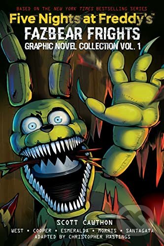 Kniha: Fazbear Frights Graphic Novel Collection (Scott Cawthon). Scholastic, 2022 Kniha: Fazbear Frights Graphic Novel Collection (Scott Cawthon). Scholastic, 2022