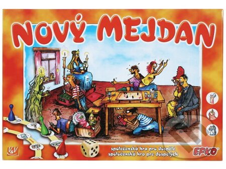Spoločenská hra: Nový mejdan (EFKO karton s.r.o.). EFKO karton s.r.o., 2014 Spoločenská hra: Nový mejdan (EFKO karton s.r.o.). EFKO karton s.r.o., 2014