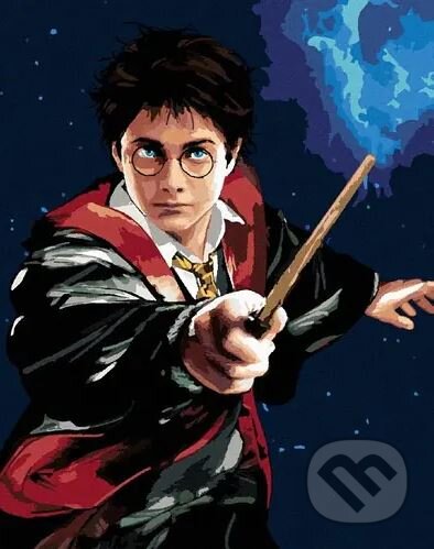 Malování podle čísel: Harry Potter - Harry a hůlka, Zuty, 2022