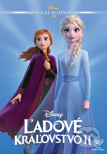Film: Ľadové kráľovstvo 2 (SK) - Edícia Disney klasické rozprávky (Chris Buck a Jennifer Lee) (DVD). Magicbox, 2022 Film: Ľadové kráľovstvo 2 (SK) - Edícia Disney klasické rozprávky (Chris Buck a Jennifer Lee) (DVD). Magicbox, 2022